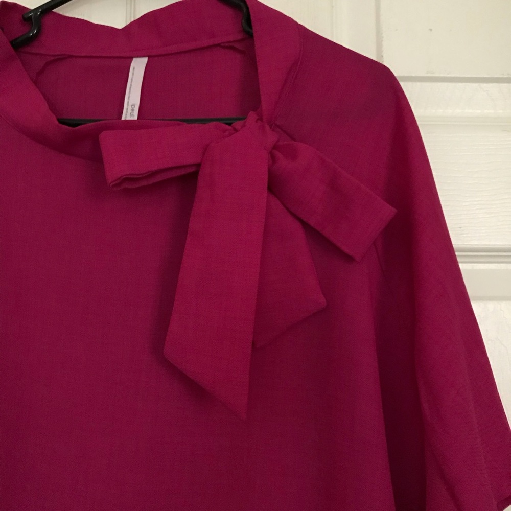Women’s Fuchsia Kimono Sleeve Dress